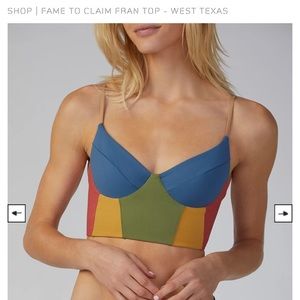 NWT boys and arrows swim top